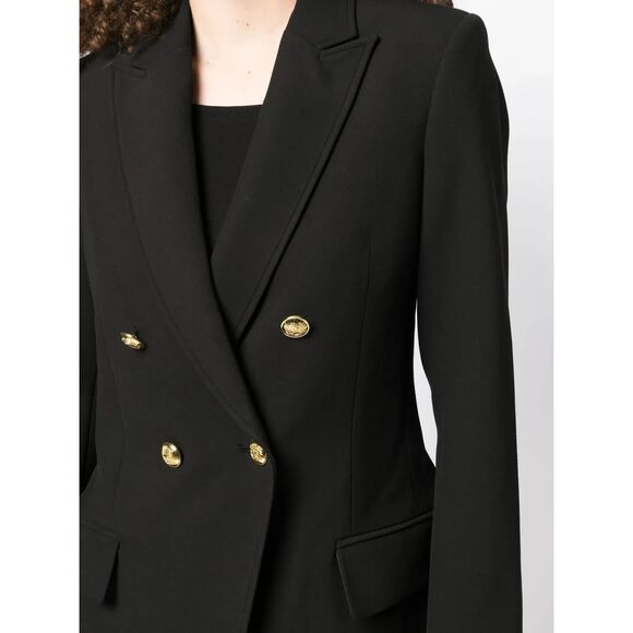 NWT'S A.L.C Sedgwick II Double Breasted Blazer in Black Gold Button Jacket 14 - Picture 3 of 10